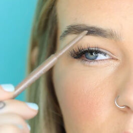 Video of Vegan, Waterproof Eyebrow Pencil Applied On Model image number 2
